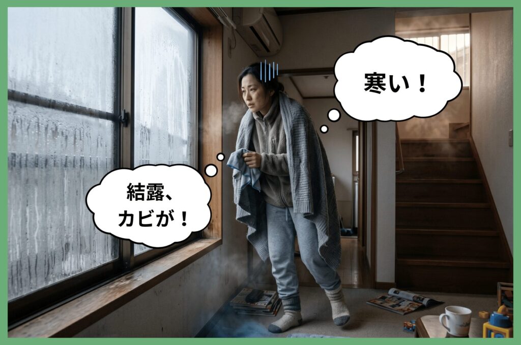 寒い・結露・カビが発生する家